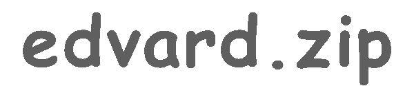 edvard.zip spinning logo